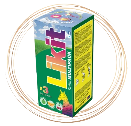 Liz pro koně LIKIT, náhradní náplň - mix, 3x650 g
