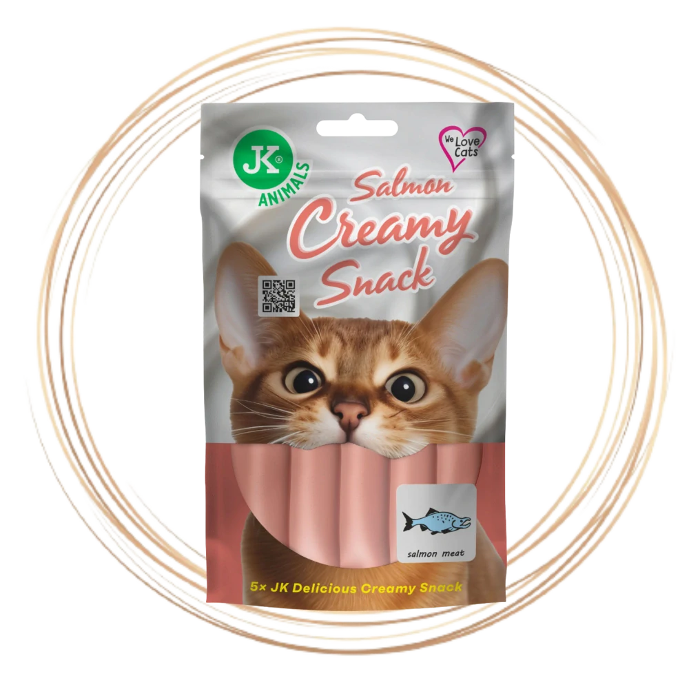 JK ANIMALS lososový krémový pamlsek