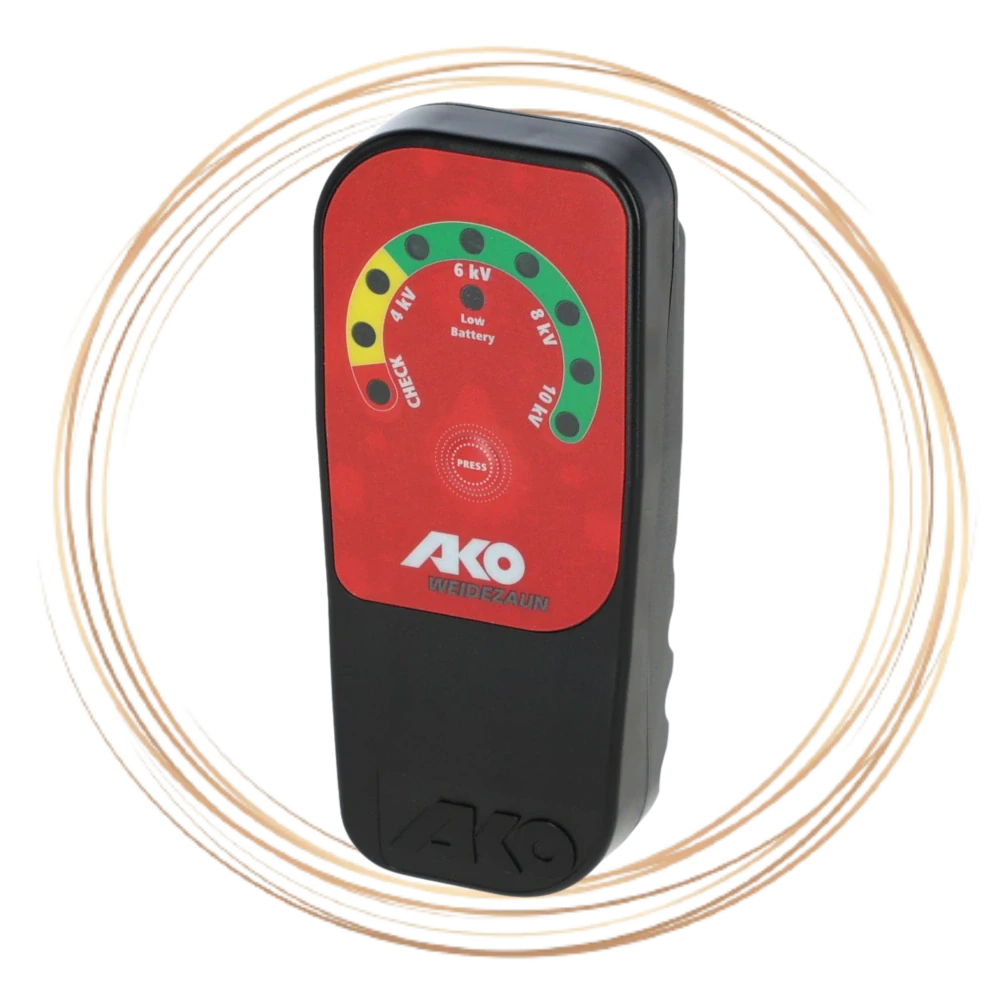 Zkoušečka pro elektrické ohradníky AKO 0 - 10 000 V, bezkontaktní