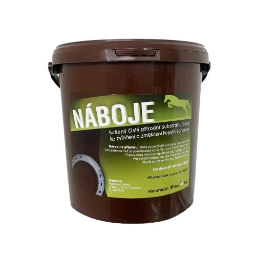 Náboje do kopyt jílové Epona - Arnolds 4kg