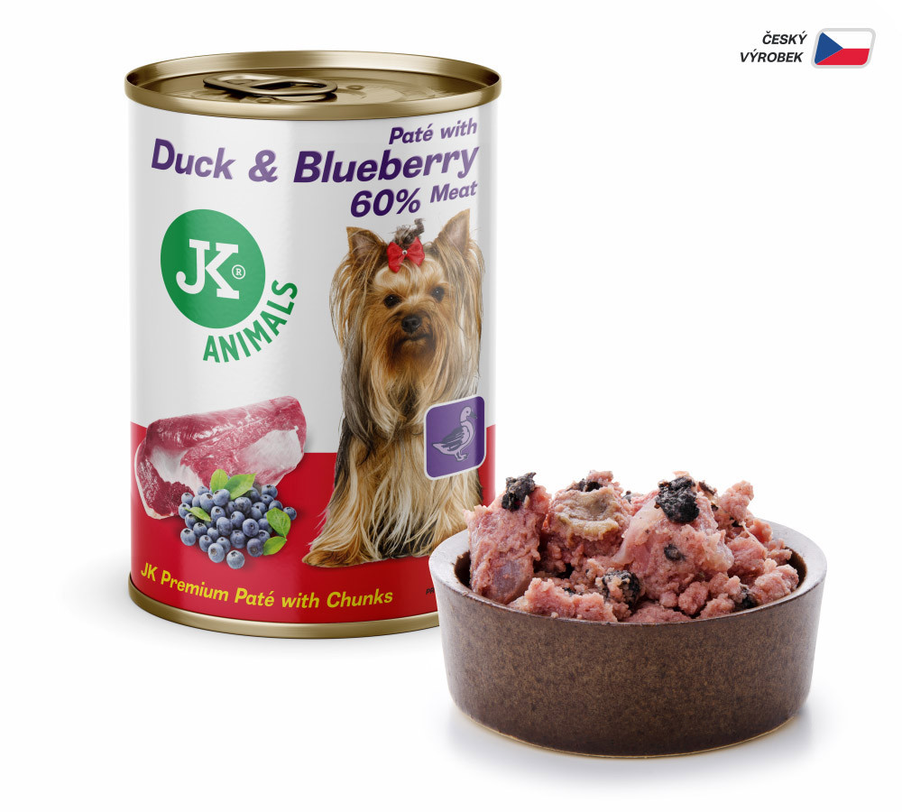 Premium Paté with Chunks - Kachna a borůvky 400g