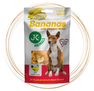 Kachní wrap s banánem, masový pamlsek, 80 g
