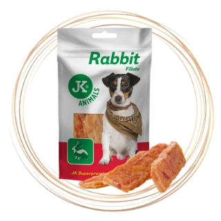 Meat Snack Rabbit fillets, sušené králičí maso, masový pamlsek, 80 g