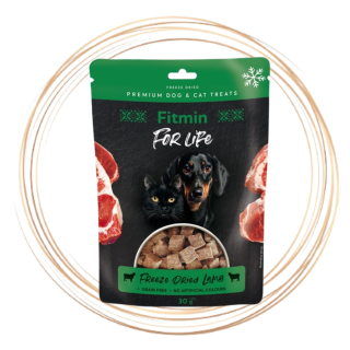 Fitmin For Life - Mrazem sušený jehněčí pamlsek pro psy a kočky