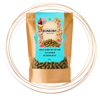 Bonbony - Pamlsky pro koně bez melasy a obilovin - VELKÉ BALENÍ 2kg