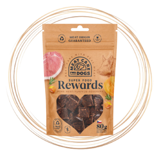 Rewards Dog - vepřový pamlsek s dýní a rozmarýnem