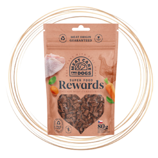 Rewards Dog - kuřecí pamlsek s mrkví a bazalkou