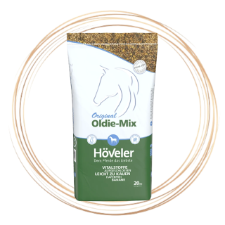 Höveler Oldie - Bezovsové müsli pro starší koně.