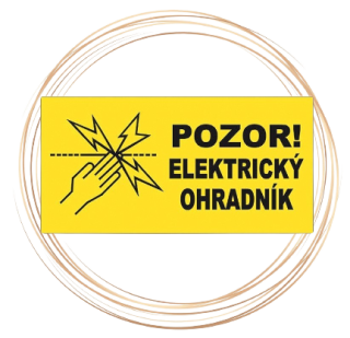 Výstražná tabulka - ohradník