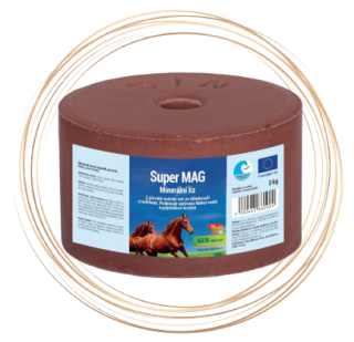 Super Mag, minerální liz s hořčíkem, vápníkem a fosforem