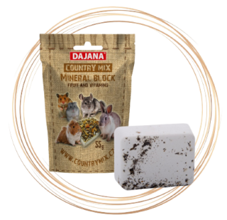 Dajana – COUNTRY MIX minerální kámen pro hlodavce