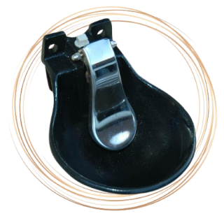 Napáječka misková ECO - litina, lak, nerez jazyk